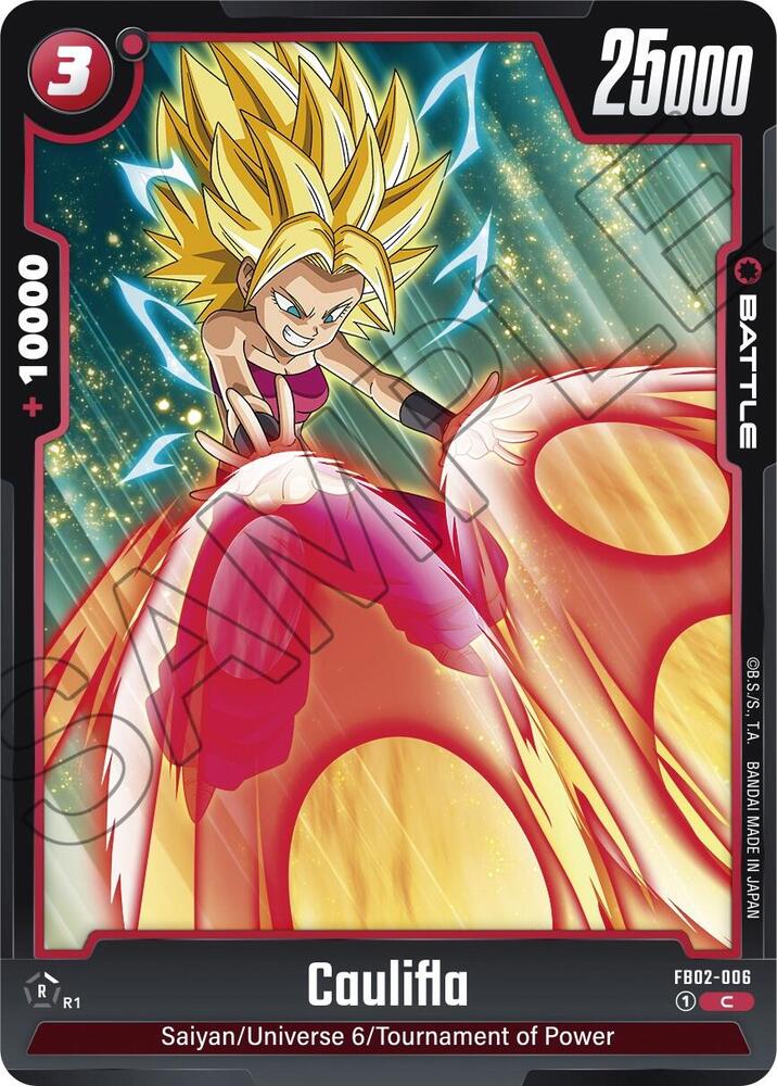 Caulifla FB02-006 card from Blazing Aura