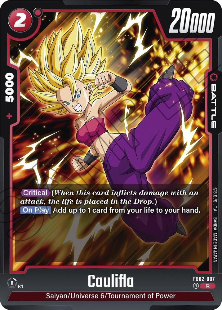 Caulifla FB02-007 card from Blazing Aura