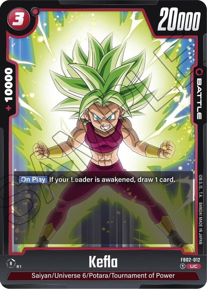 Kefla FB02-012 card from Blazing Aura