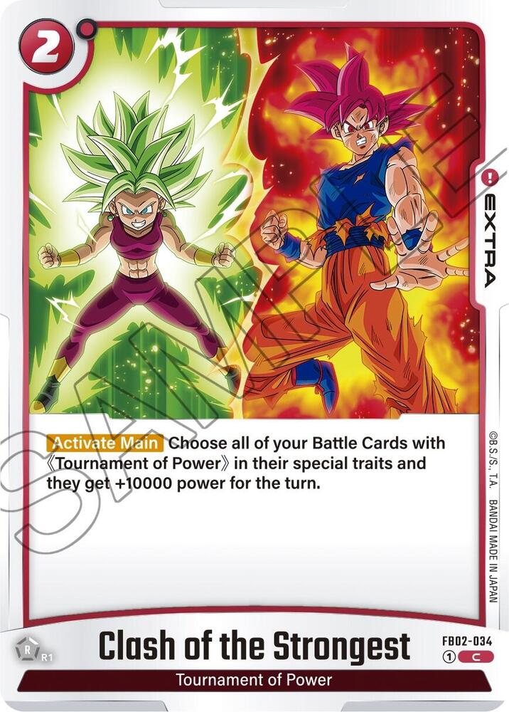 Clash of the Strongest FB02-034 card from Blazing Aura