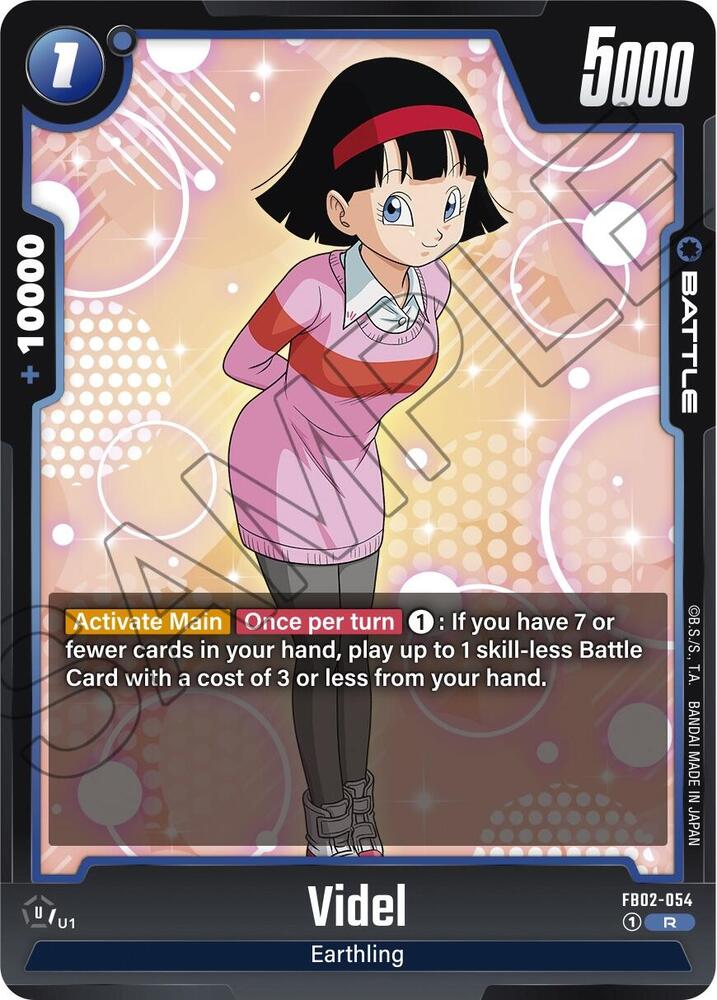 Videl FB02-054 card from Blazing Aura