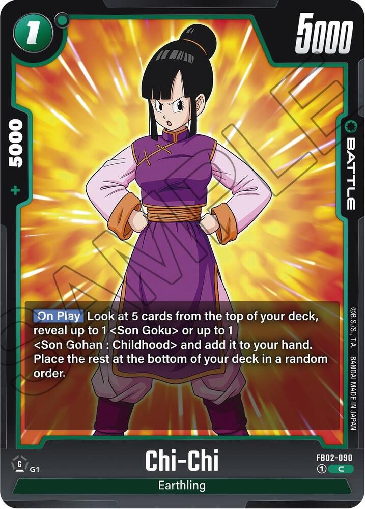 Chi-Chi FB02-090 card from Blazing Aura