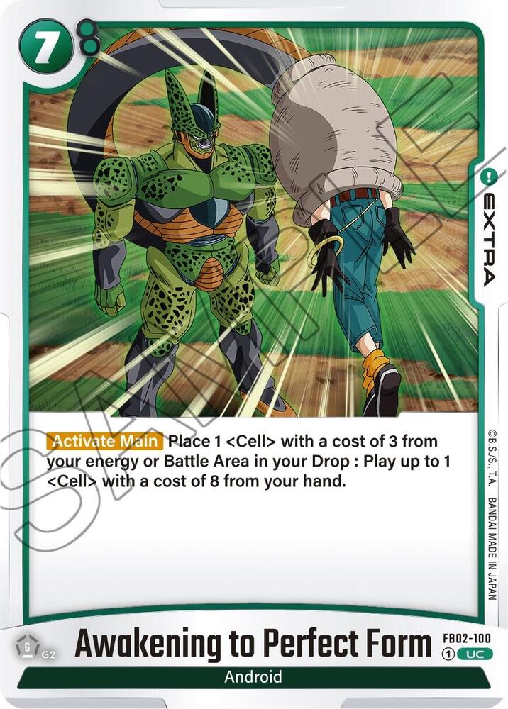 Awakening to Perfect Form FB02-100 card from Blazing Aura