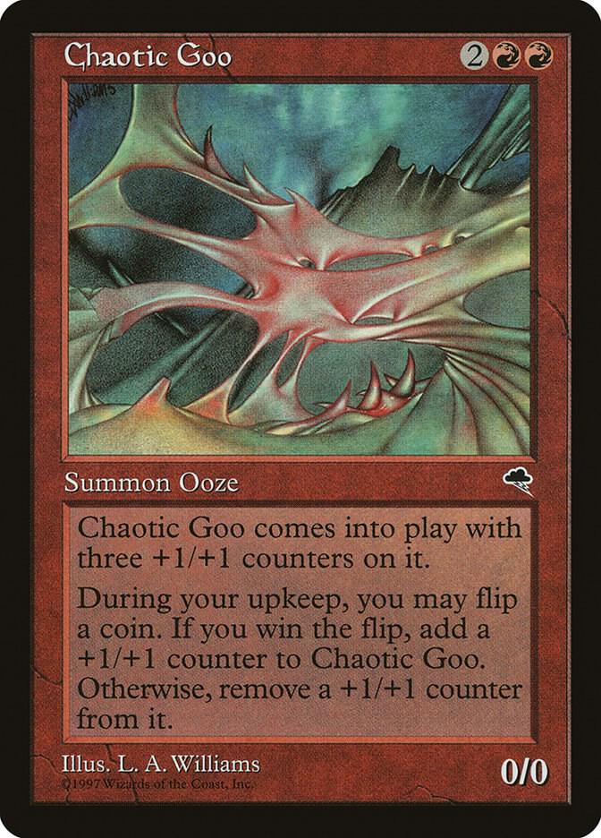 Chaotic Goo 168 card from Tempest