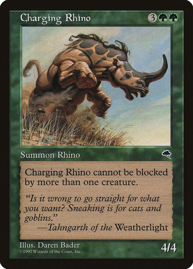 Charging Rhino 218 card from Tempest