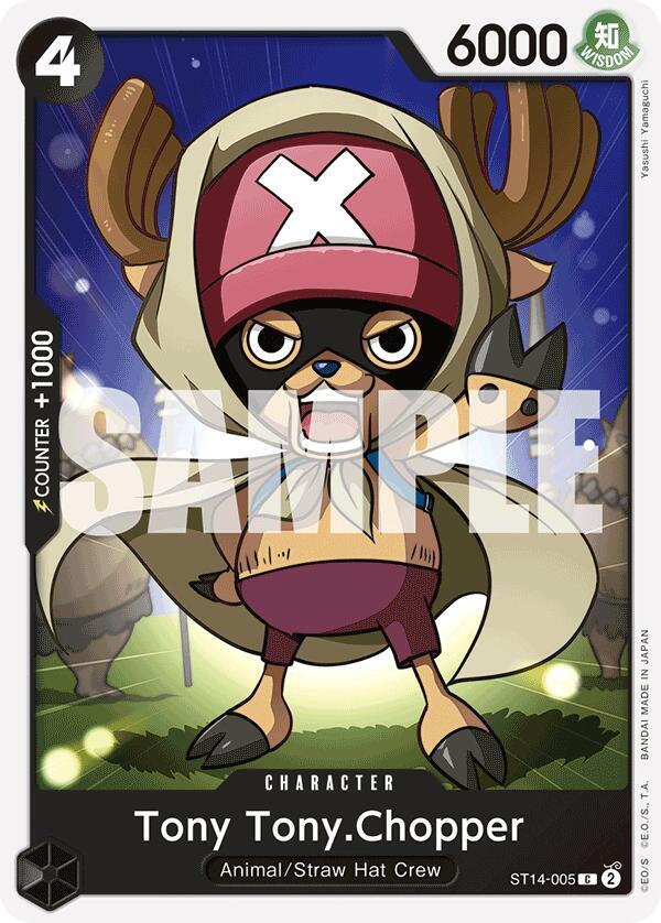 Tony Tony.Chopper ST14-005 card from Starter Deck 14: 3D2Y