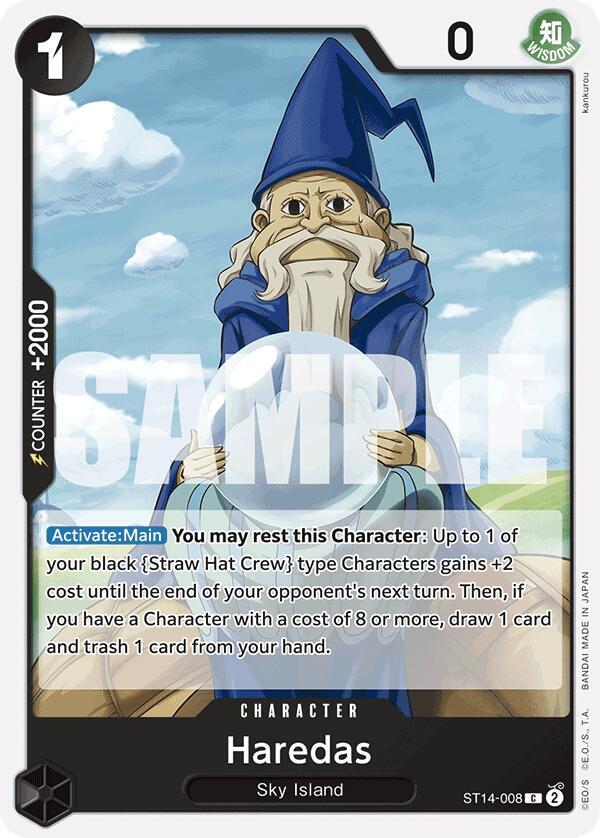 Haredas ST14-008 card from Starter Deck 14: 3D2Y