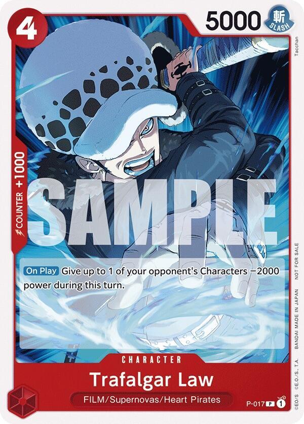 Trafalgar Law (Tournament Pack Vol. 7) P-017 card from One Piece Promotion Cards