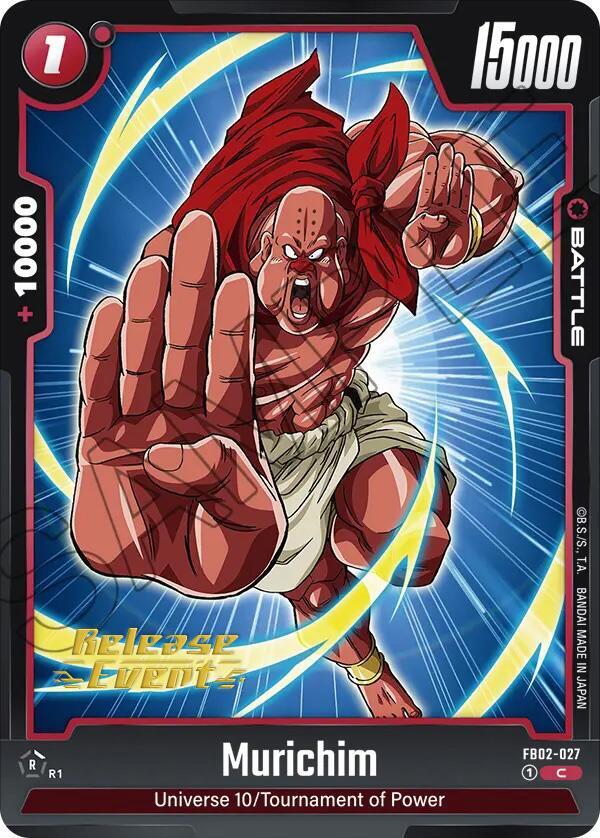 Murichim FB02-027 card from Blazing Aura Release Event Cards