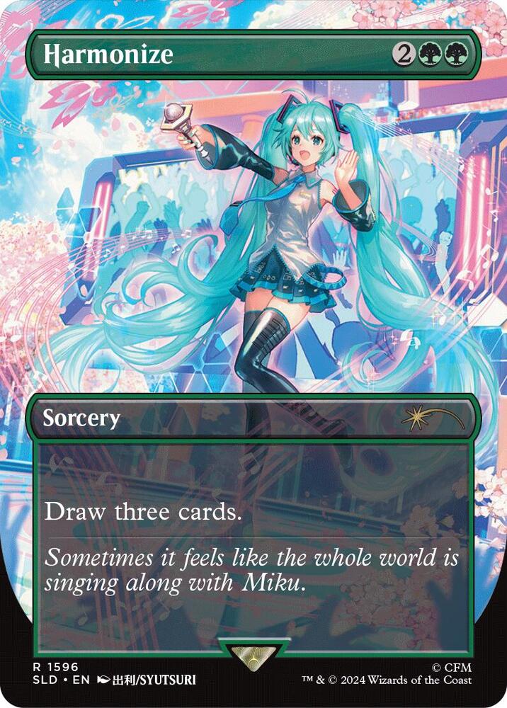 Harmonize 1596 card from Secret Lair Drop Series