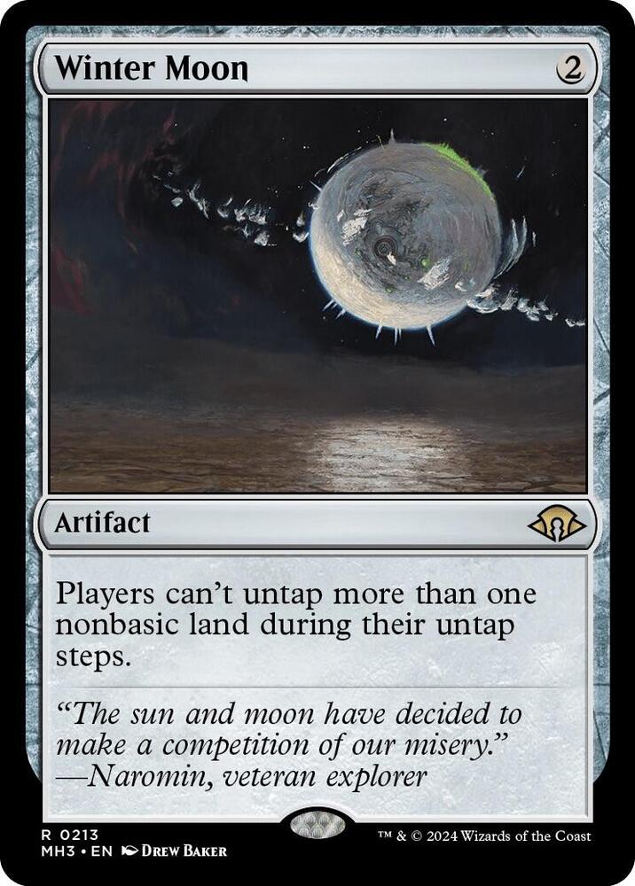 Winter Moon 213 card from Modern Horizons 3