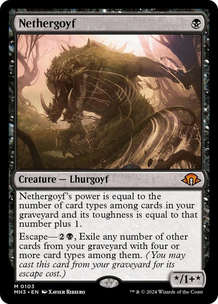 Nethergoyf 103 card from Modern Horizons 3