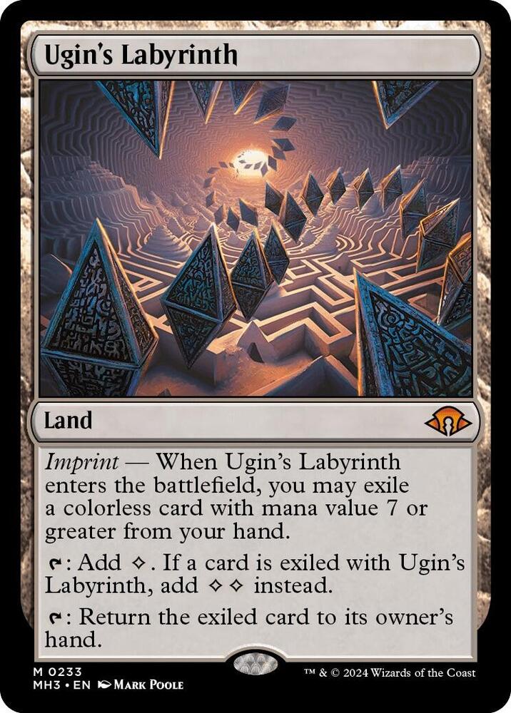 Ugin's Labyrinth 233 card from Modern Horizons 3