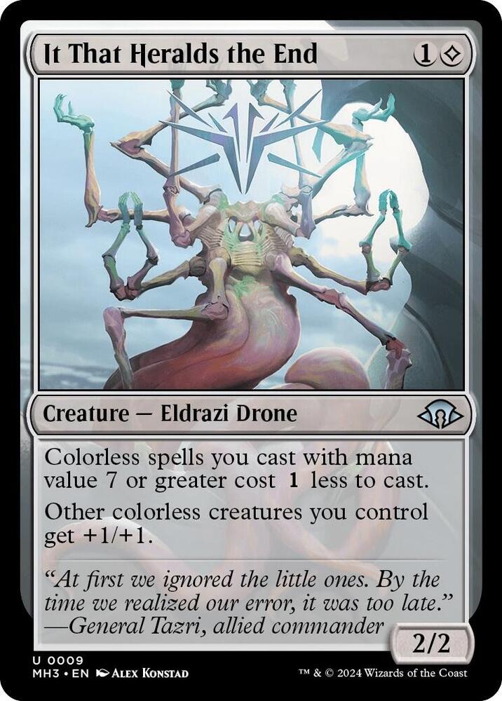 It That Heralds the End 9 card from Modern Horizons 3