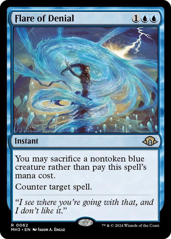 Flare of Denial 62 card from Modern Horizons 3