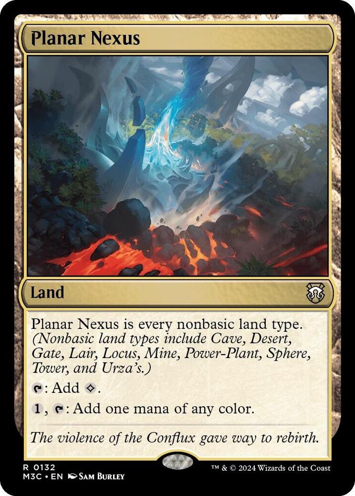 Planar Nexus 132 card from Commander: Modern Horizons 3