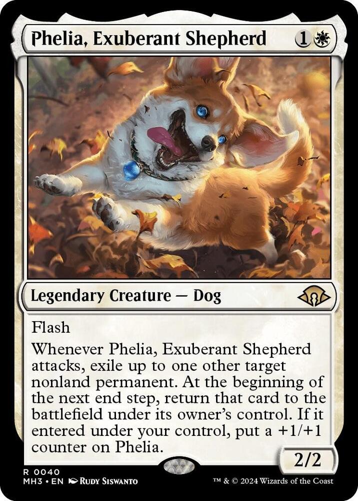Phelia, Exuberant Shepherd 40 card from Modern Horizons 3