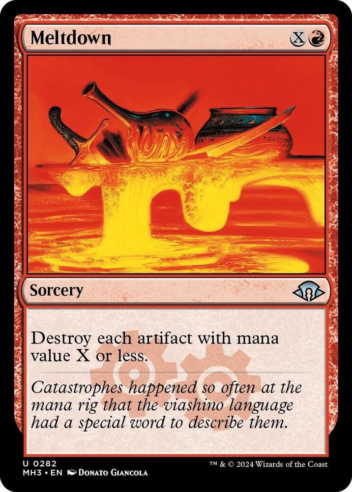 Meltdown 282 card from Modern Horizons 3
