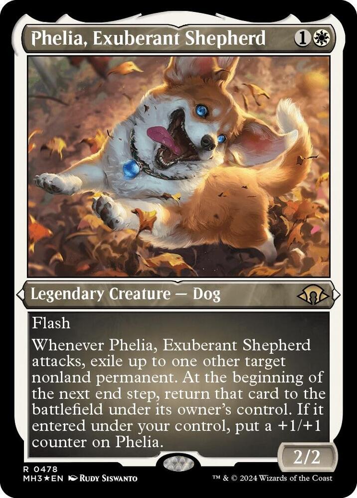 Phelia, Exuberant Shepherd (Foil Etched) 478 card from Modern Horizons 3