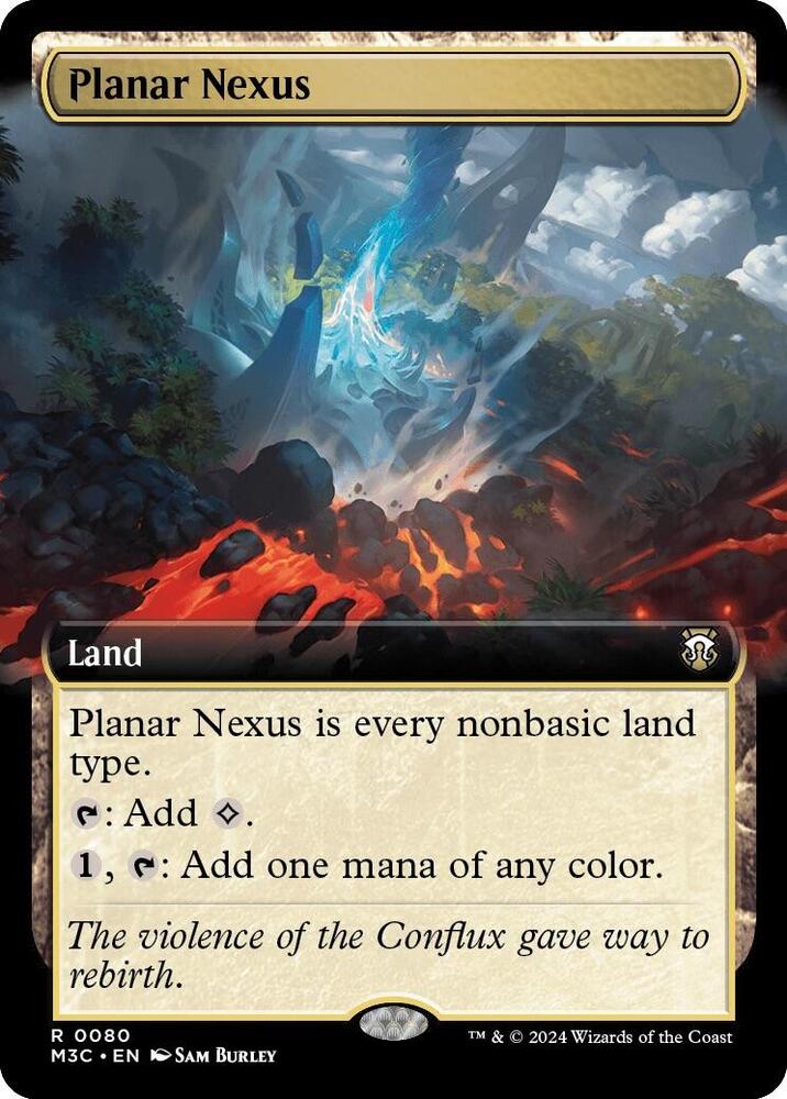 Planar Nexus (Extended Art) 80 card from Commander: Modern Horizons 3