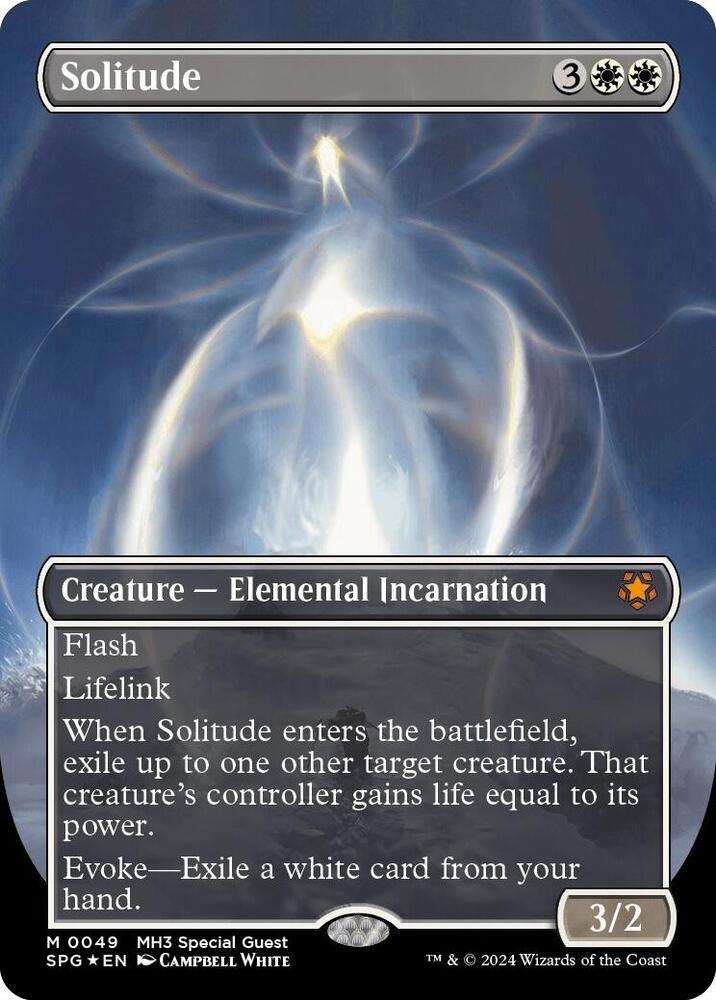 Solitude (Borderless) (Textured Foil) 49 card from Special Guests