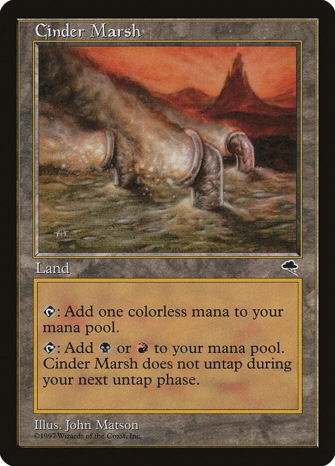 Cinder Marsh 317 card from Tempest
