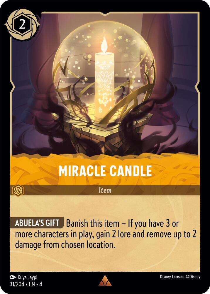 Miracle Candle 31/204 card from Ursula's Return