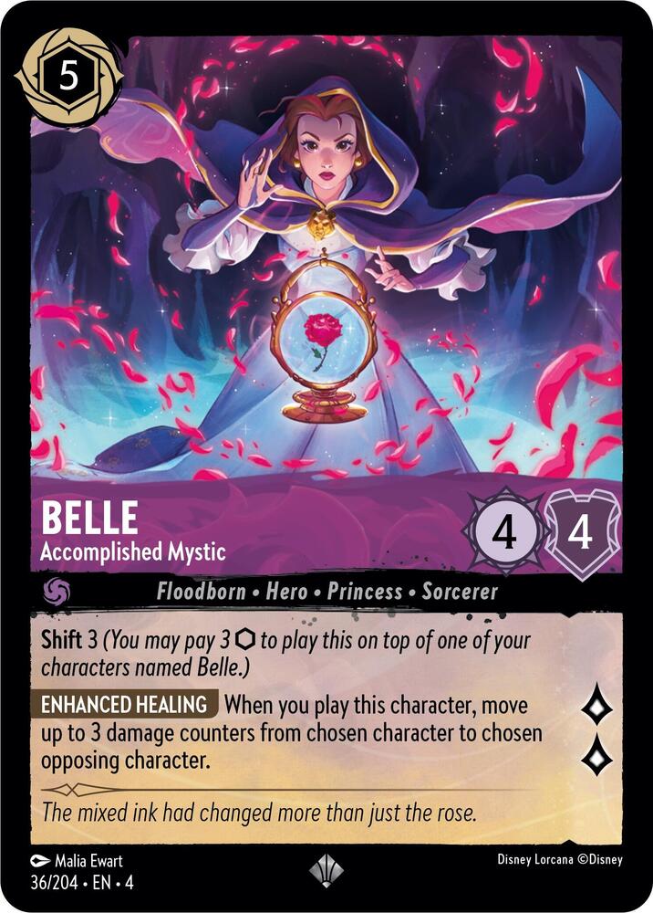 Belle - Accomplished Mystic 36/204 card from Ursula's Return