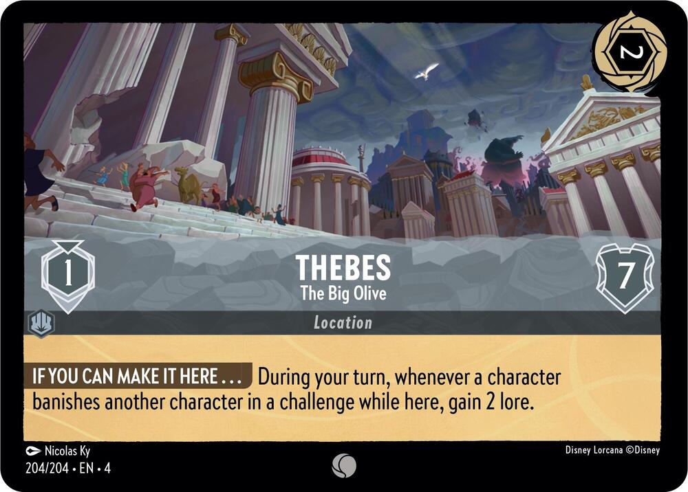 Thebes - The Big Olive 204/204 card from Ursula's Return
