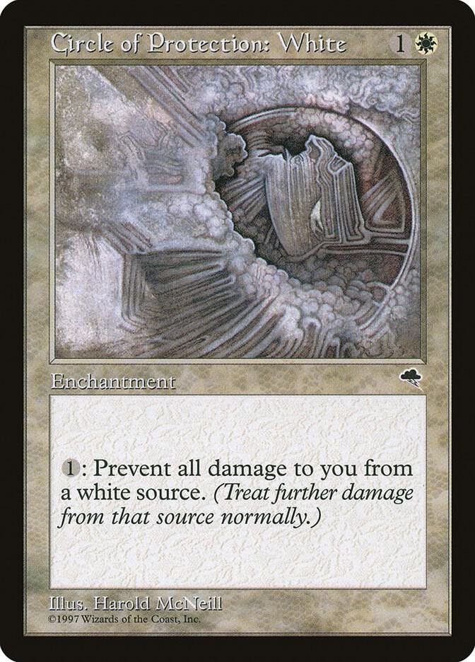 Circle of Protection: White 13 card from Tempest