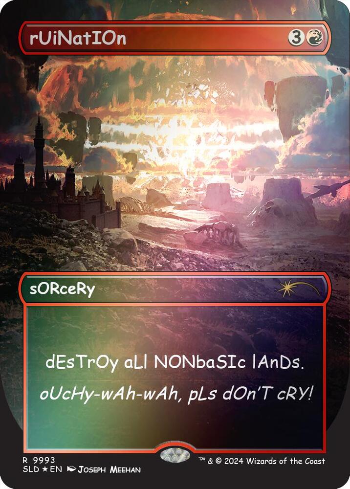 rUiNatIOn (Rainbow Foil) 9993 card from Secret Lair Drop Series