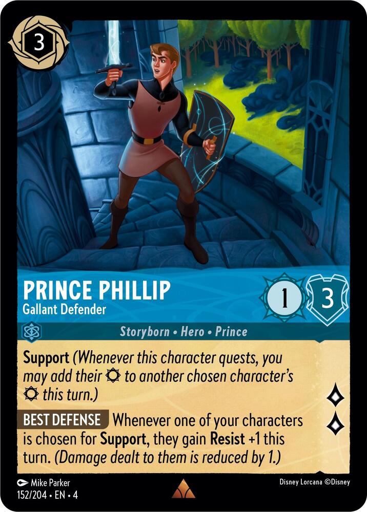 Prince Phillip - Gallant Defender 152/204 card from Ursula's Return