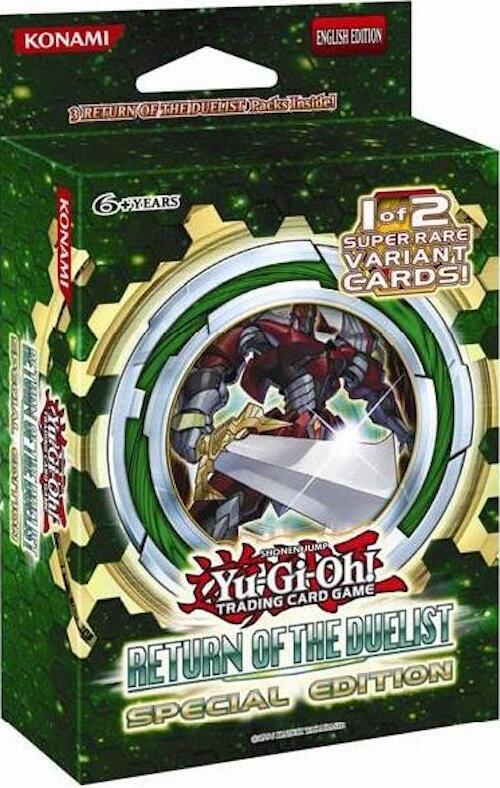 Return of the Duelist: Special Edition card from Return of the Duelist