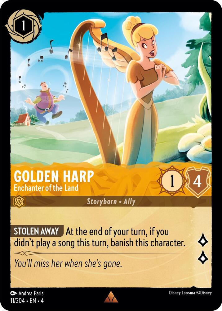 Golden Harp - Enchanter of the Land 11/204 card from Ursula's Return