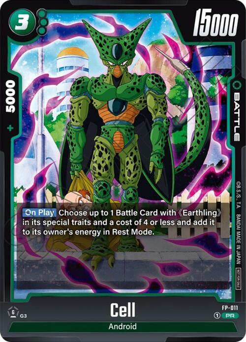 Cell FP-011 card from Fusion World Promotion Cards and Packs