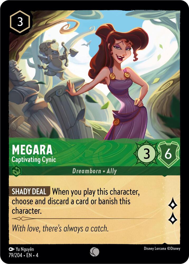 Megara - Captivating Cynic 79/204 card from Ursula's Return