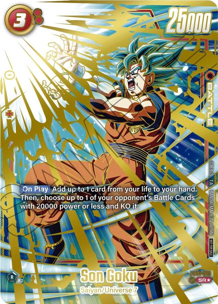 Son Goku (Championship 2024-2025 Regionals) FB01-015 card from Tournament and Championship Promos