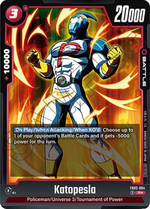 Katopesla (Tournament Pack 02) FB02-004 card from Tournament and Championship Promos