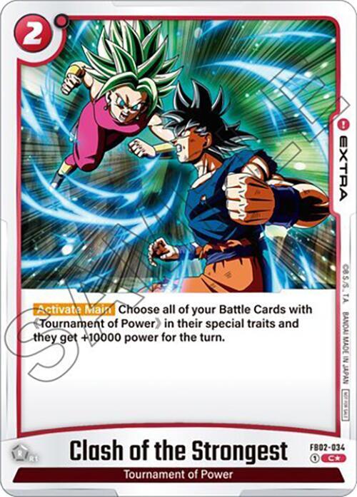 Clash of the Strongest (Tournament Pack 02) FB02-034 card from Tournament and Championship Promos