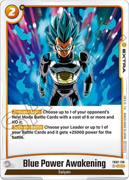 Blue Power Awakening (Tournament Pack 02) FB02-136 card from Tournament and Championship Promos