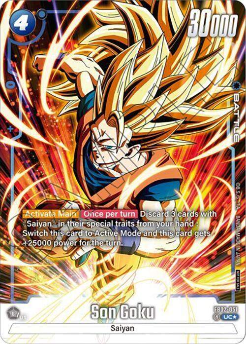 Son Goku (Tournament Pack -Winner- 02) FB02-051 card from Tournament and Championship Promos