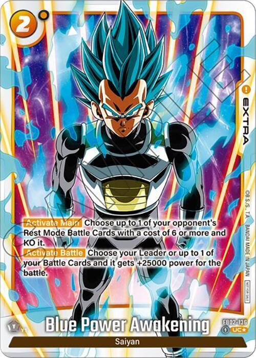 Blue Power Awakening (Tournament Pack -Winner- 02) FB02-136 card from Tournament and Championship Promos