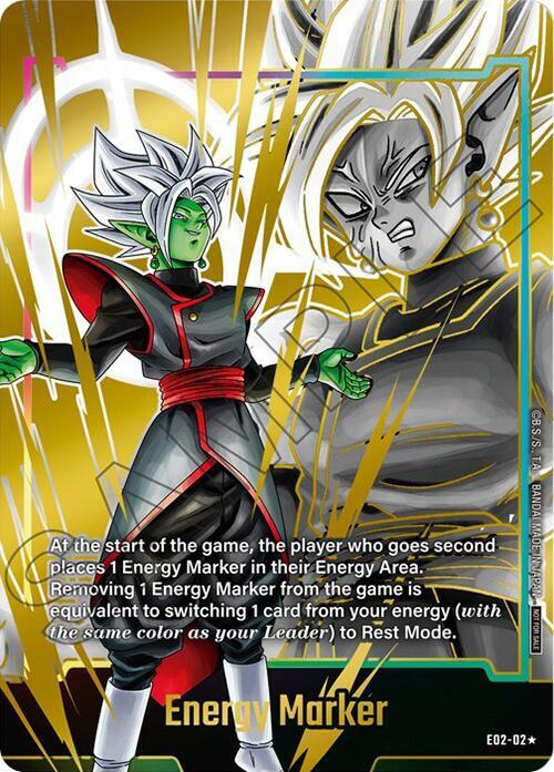 Energy Marker (Gold) E02-02 card from Fusion World Energy Markers
