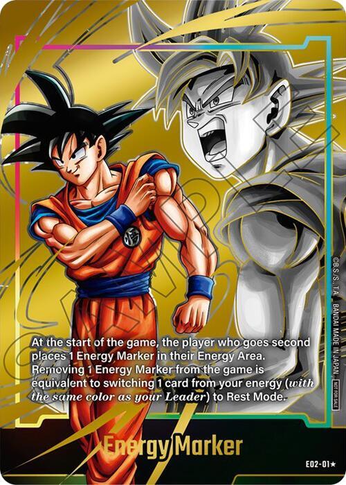 Energy Marker (Gold) E02-01 card from Fusion World Energy Markers