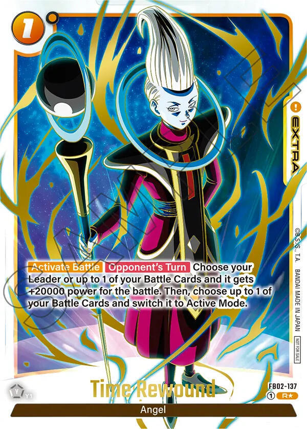 Time Rewound (Championship Pack 01) (Gold) FB02-137 card from Tournament and Championship Promos