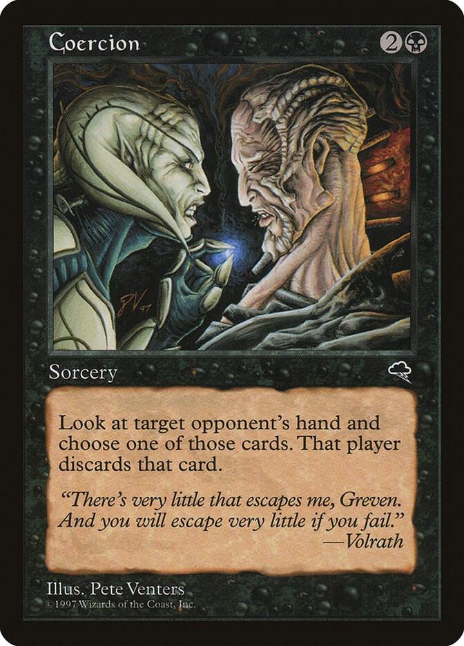 Coercion 113 card from Tempest