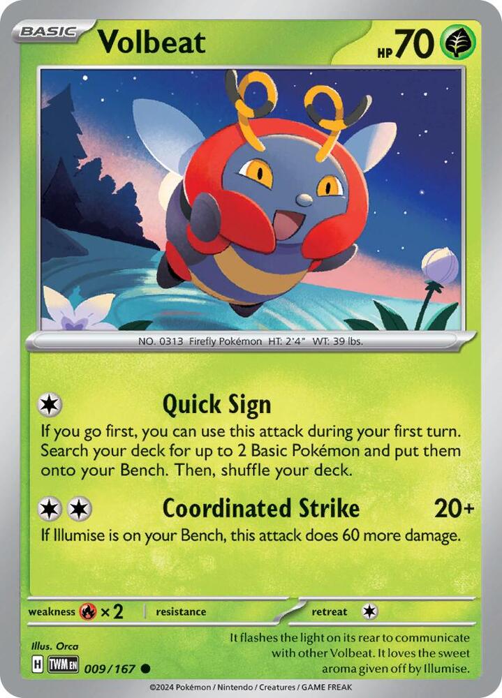 Volbeat 009/167 card from SV06: Twilight Masquerade