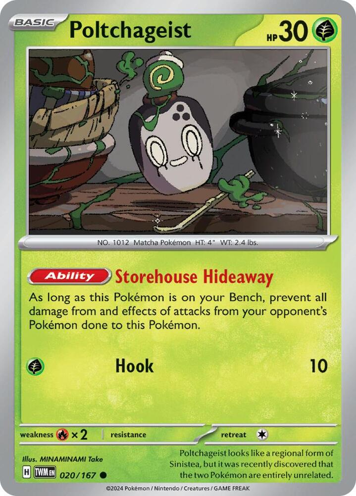 Poltchageist 020/167 card from SV06: Twilight Masquerade