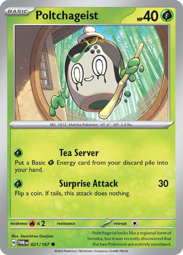 Poltchageist 021/167 card from SV06: Twilight Masquerade