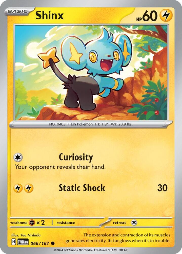 Shinx 066/167 card from SV06: Twilight Masquerade